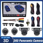 Sistema panoramico con vista surround 720P 1080P 360 che guida con sistema panoramico Bird View Telecamera per auto 4 pezzi