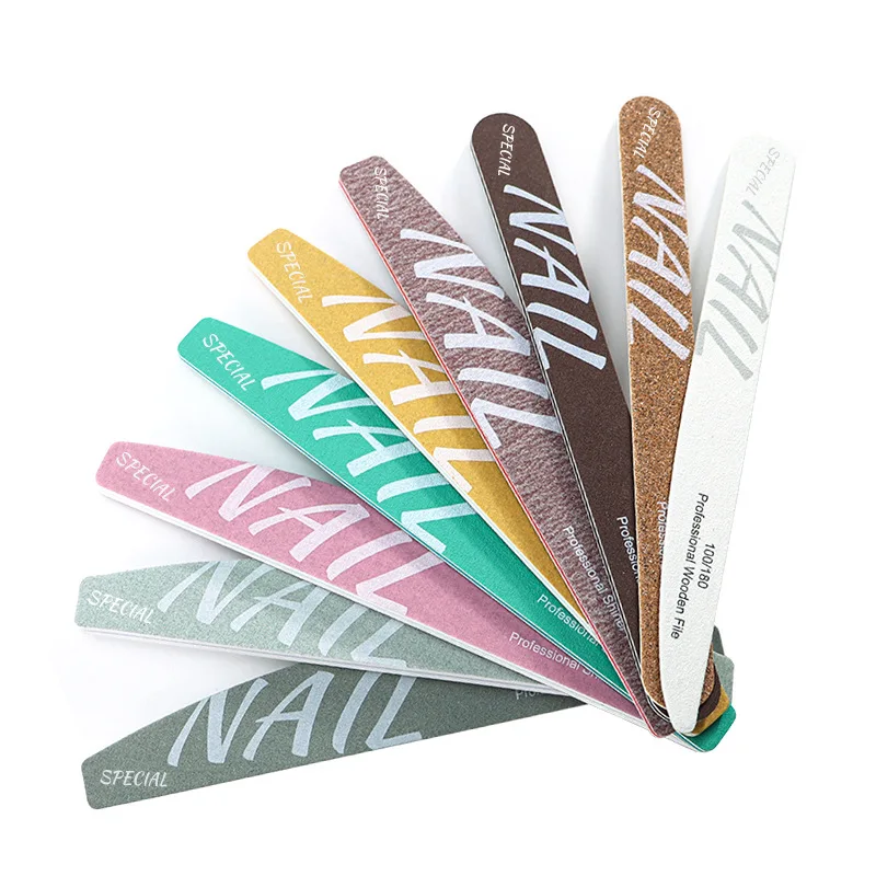 9-teiliges professionelles Nagelpflege-Polierblock-Set zum Peeling abgestorbener Haut und zum Polieren von Nägeln Image