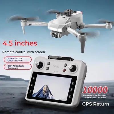 4DRC V34 Drone GPS Professional 8k HD Camera Drones with Screen Remote Control 5G WIFI Brushless Aerial Photography Quadcopter