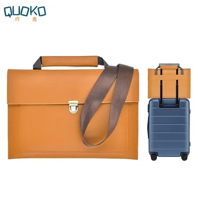 PU Leather women Laptop Bag Notebook Carrying Case Briefcase for Macbook Air 13.3 14 15 16 inch men Handbags shoulder Mouse Bag