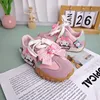 Kinder Freizeitschuhe My Melody Mädchenschuhe Cartoon Pu Leder Outdoor Weiche Schleife Anti-Rutsch-Turnschuhe Kinderschuhe Rosa Größe 26-37