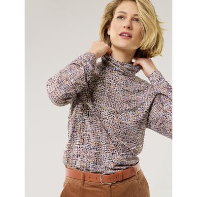Walbusch Damen Thermorolli Bouclelook Lila noch offen: Muster Image