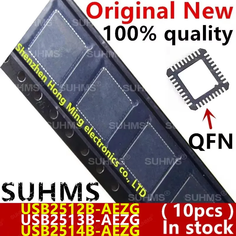 (10piece) 100% New USB2512B USB2513B USB2514B USB2512B-AEZG USB2513B-AEZG USB2514B-AEZG QFN-36 Chipset