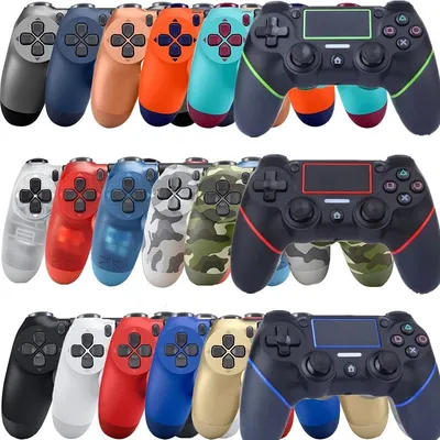 Wireless Bluetooth-Compatible Controller For PS4/Pro/Slim/PS3/PC Console Gamepad Android Phone Joystick Controle with 6-Axis