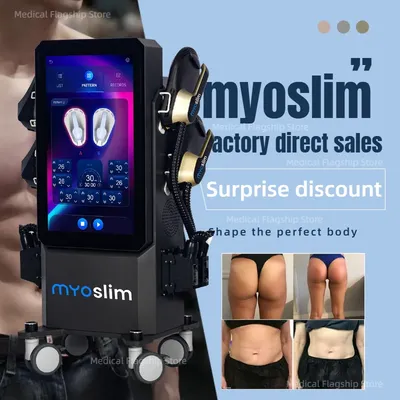 Professional myoslim NEO 6500W RF Machine Hi-EMT Body Sculpting Fat Burning EMS body Slimming Beauty Equipment Muscle Stimulator