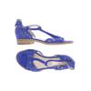 Heine Damen Sandale, Gr. 37, blau, kein Etikett