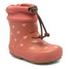 Gummistiefel BISGAARD "baby thermo rubber", Kinder, Gr. 22, ruby heartbeat, Gummi, gemustert, Basic, Schuhe, Regenstiefel mit Wollfutter, Größenschablone zum Download