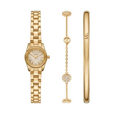 Quarzuhr MICHAEL KORS "LEXINGTON", gelbgoldfarben, Armbanduhren, Damen, Armbanduhr, Damenuhr, Edelstahlarmband, Ideal auch als Geschenk Image