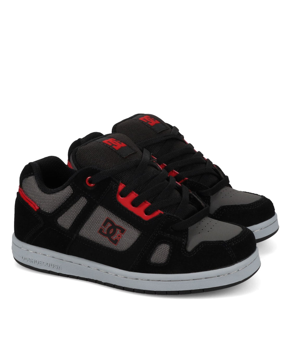 Sneaker DC SHOES "Stag", Kinder, Gr. 12(29), weiß (navy, weiß, grün), 45, 04% Synthetik + 34, 06% Leder + 20, 90% Polyester, Schuhe Image