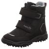 Winterstiefel SUPERFIT "HUSKY WMS: Mittel", Kinder, Gr. 25, schwarz (schwarz, grau), Textil, sportlich, Schuhe, Snowboots mit wärmendem Textilfutter, Größenschablone zum Download