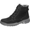 Winterboots WALDLÄUFER "H-LUMI", Damen, Gr. 4,5 (37,5), schwarz, Veloursleder, unifarben, sportlich, Schuhe, Stiefelette, Warmfutter, in komfortabler Weite H (= sehr weit)