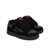 Sneaker DC SHOES "DC Coiler", Gr. 8(40,5), rot (schwarz, grau, rot), 42.52% Leder, 34.74% Synthetikmaterial, 22.74% Polyester, Schuhe