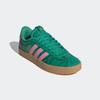 Sneaker ADIDAS SPORTSWEAR "VL COURT 3.0", Gr. 37, court grün, bliss pink, gold metallic, Leder, Textil, sportlich, Schuhe, Design auf den Spuren des adidas Samba