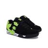 Sneaker DC SHOES "DC Command", Gr. 9(42), gelb (schwarz, lime), 50.46% Leder, 49.54% Synthetikmaterial, Schuhe