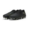 Fußballschuh PUMA "FUTURE 8 MATCH FG/AG Low Fußballschuhe Erwachsene", Gr. 47, schwarz fizzy light grün terrain gelb, Obermaterial: Synthetik, Textil; Futter: Synthetik, Textil; Innensohle: Textil; Laufsohle: Synthetik, Schuhe