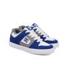 Sneaker DC SHOES "Pure", Kinder, Gr. 13,5(31), weiß, blau, grau, Obermaterial: Leder / Futter: Textil / Außensohle: Gummi, Schuhe