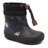 Gummistiefel BISGAARD "baby thermo rubber", Kinder, Gr. 23, dunkelblau, space, Gummi, Basic, Schuhe, Regenstiefel mit Wollfutter, Größenschablone zum Download