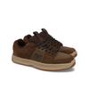 Sneaker DC SHOES "Lynx Zero", Gr. 11,5(45), braun (braun, gum), 50.51% Leder, 39.8% Synthetikmaterial, 9.69% Polyester, Schuhe