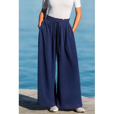 Light and Loose Blue Pants