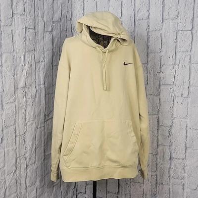 Nike Shirts | Vintage Nike Y2k Hoodie Yellow Deadstock Swoosh Men's Pullover Sweatshirt 2xl | Color: Yellow | Size: 2xl