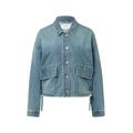 comma casual identity Jeansjacke Gr. 40 in blau | Außenstoff: 91% Baumwolle