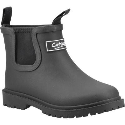 Cotswold Barton TPR+Neopren schwarze Gummistiefel Image