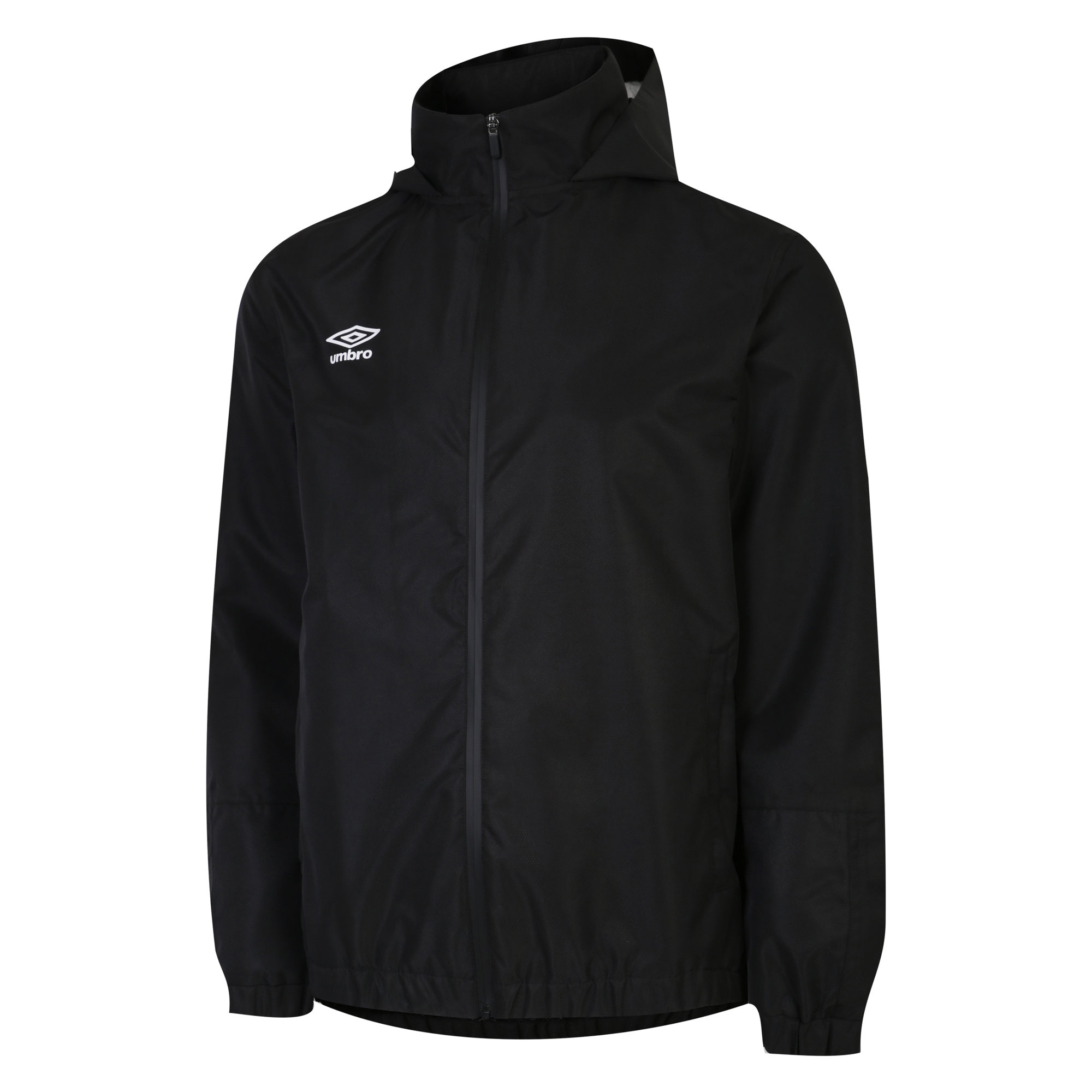 Umbro - "Total" Jacke, wasserfest für Herren - Training (Schwarz/Weiß) Image