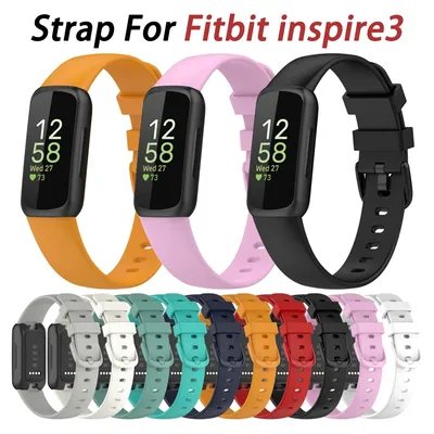 Odbeai kompatibel mit Fitbit Inspire 3-Bändern, Sport-Armband, weiche Silikonbänder für Inspire 3 Fitness-Tracker