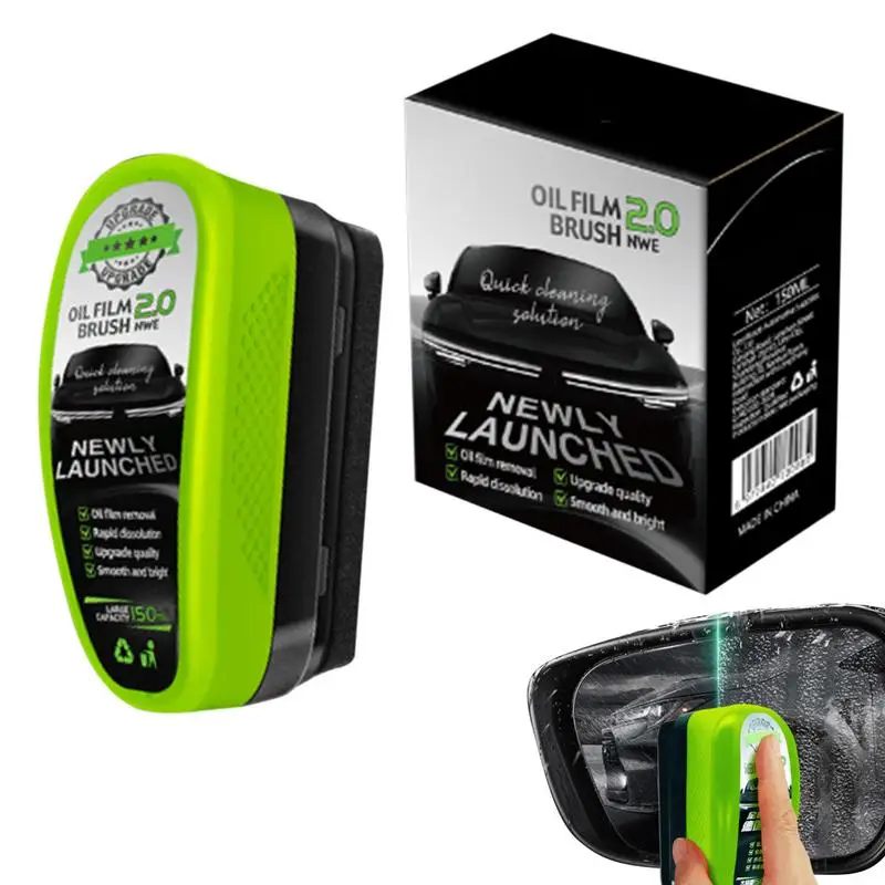 150 ml Auto Glas Reiniger Öl Film Entferner Automotive Glas Schwamm Reinigung Pinsel Fenster Glas Reiniger Auto Wartung Image
