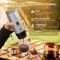 Macchina per caffè espresso portatile ABBZ-3-in-1 Macchina per caffè per auto autoriscaldante ricaricabile Piccola macchina per caffè espresso