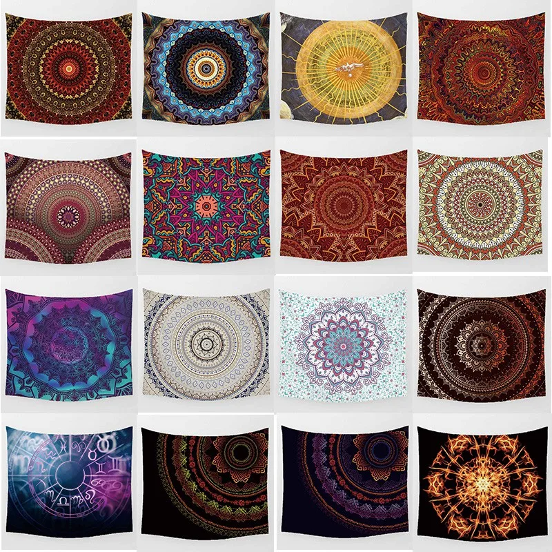 Mode heißer Verkauf Mandala Wandteppich große HD-Druck Wandbehang Wohnkultur Image