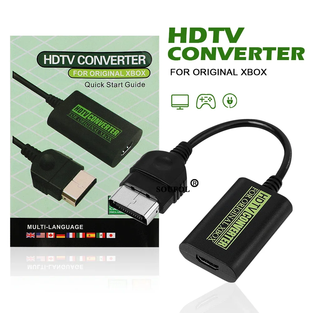2025 neue Für Xbox Zu HDMI-kompatibel Konverter Video Audio Adapter HDTV Projektor TV Monitor Konverter für XBOX 480 P 720 P 1080i