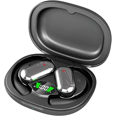 UYUXIO OWS Ohrhörer AI Language Translating Earbuds Echtzeit-Übersetzer-Kopfhörer mit 144-Sprachen-Kopfhörer für Unternehmen Image