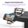 Docking station per Switch 2, Switch 2 Dock con HDMI 4K@60Hz, doppio USB-A 3.2 e supporto portatile per Nintendo Switch 2 (2025)