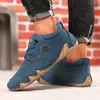 Neue männer Flache Casual Schuh Saison Neue Plus Größe Casual Schuh Mode Low-top Weiche Sohle Faulenzer Atmungsaktive mokassins Männer Turnschuhe