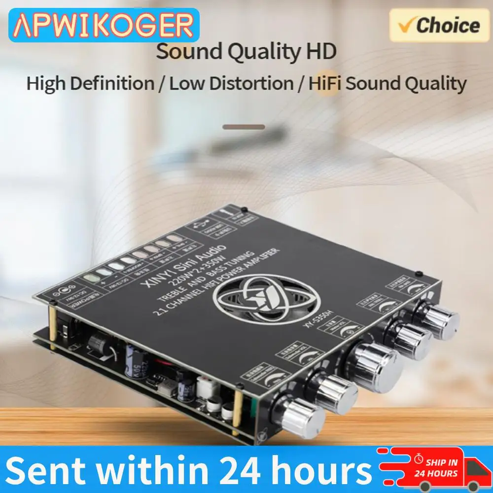 XY-S350H 220Wx2+350W Verstärkerplatine TPA3251D2 2.1 Dual Channel Unterstützung Sinlink App BT5.1+AUX+USB Soundkarte+USB-Flash-Disk Image