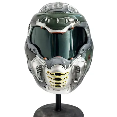 Cosplay DOOM Ewige Helmmaske für Mann Harzmaterial Hochwertige Halloween-Maske Maskerade Karneval Party Requisiten für Erwachsene Image