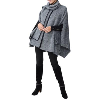 J.McLaughlin Aspen Wool & Cashmere-Blend Poncho
