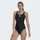 adidas Performance Womens 3 Bar Logo Swimsuit - Black/white Recycled Material - Size Xxs/x-small | adidas Performance Sale | Discount Designer Brands