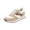 Sneaker REMONTE "Remonte Sneaker Leder", Damen, Gr. 43, beige (sand), Leder, casual, Schuhe