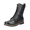 Schnürstiefel ANDREA CONTI "Andrea Conti Stiefelette Leder", Damen, Gr. 40, schwarz (schwarz, schwarz), Leder, casual, Schuhe