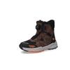 Winterboots DOCKERS BY GERLI, Kinder, Gr. 41, bunt (braun, multi), Nubuklederimitat, Textil, sportlich, Schuhe, Freizeitstiefel mit wasserabweisendem DOCK-Tex