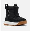 Winterstiefel COLUMBIA "CHILDREN'S SNOWTROT™ MID", Damen, Gr. 31, schwarz, sea salt, Mesh, Synthetik, sportlich, Schuhe, wasserdicht, wärmend