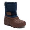Winterstiefel BISGAARD "pacson", Kinder, Gr. 31, blau (navy), Textil, Synthetik, sportlich, Schuhe, Klettstiefel mit Lammwolle, Größenschablone zum Download