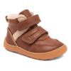 Barfußschuh BISGAARD "barefoot becky lamb", Kinder, Gr. 23, weiß (whisky), Leder, casual, Schuhe, Winterboots mit Lammfell, Größenschablone zum Download