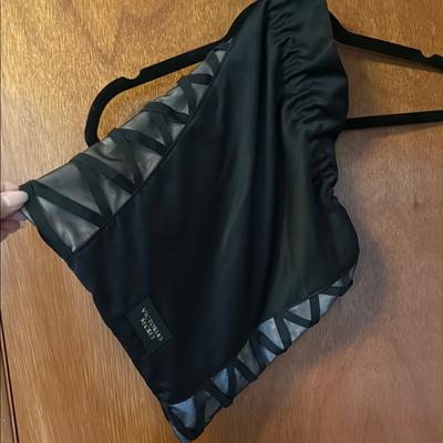Victoria's Secret Bags | Victoria's Secret Black Satin Garment Bag | Color: Black | Size: Os