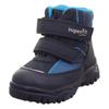 Winterboots SUPERFIT "HUSKY WMS: Mittel", Kinder, Gr. 22, blau (blau, türkis), Lederimitat, Polyester, Basic, Schuhe, Snowboots mit wasserdichtem GORE TEX, Größenschablone zum Download
