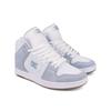 Sneaker DC SHOES "Manteca 4 Hi", Gr. 8,5(41), grau (grau, weiß), 51.34% Leder, 48.66% Synthetikmaterial, Schuhe
