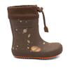 Gummistiefel BISGAARD "thermo", Kinder, Gr. 30, braun lost in space, Gummi, Basic, Schuhe, Boots mit Lammwolle, Größenschablone zum Download