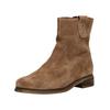 Stiefelette GABOR COMFORT "Gabor Comfort Stiefelette Veloursleder", Damen, Gr. 40, nut, Veloursleder, casual, Schuhe